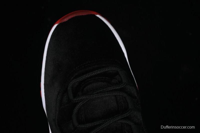 Nike Air Jordan 11 Retro Bred Velvet Basketball Shoes - DB5457-061