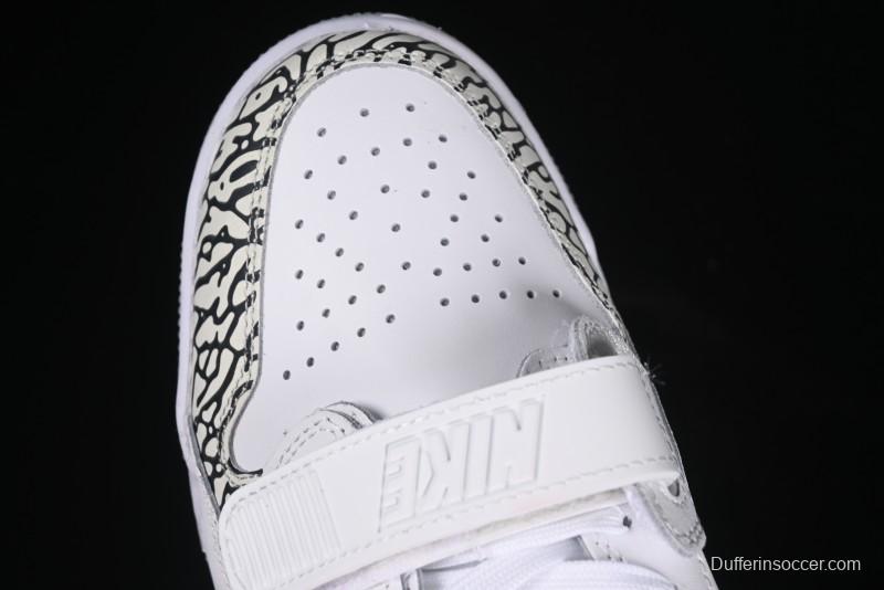 Nike Air Jordan Legacy 312 Low Sneakers with Velcro Strap and Triple Design - FQ7827-106