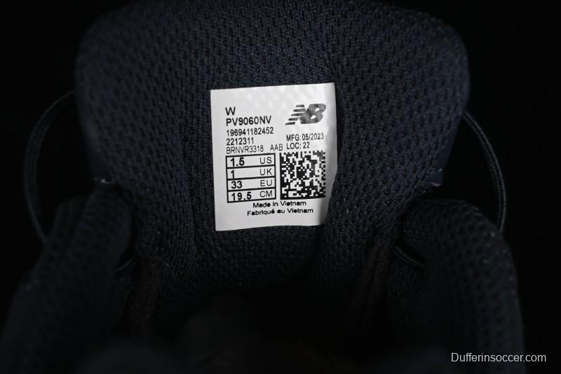 New Balance 9060 Series Kids Hook and Loop Sneakers - PV9060NV