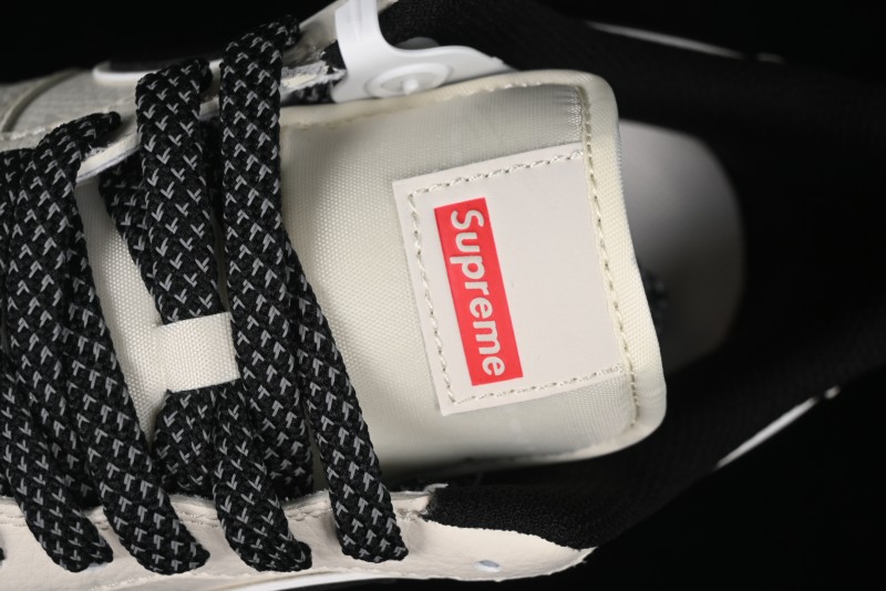 Nike Air Force 1 '07 Low Supreme Collaboration - Beige Black Starry Sneakers - XZ6188-013
