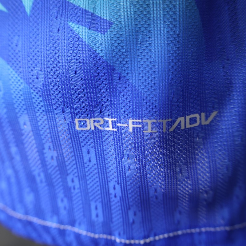 Player Version 2025 Brazil White with Blue Macaw Jersey