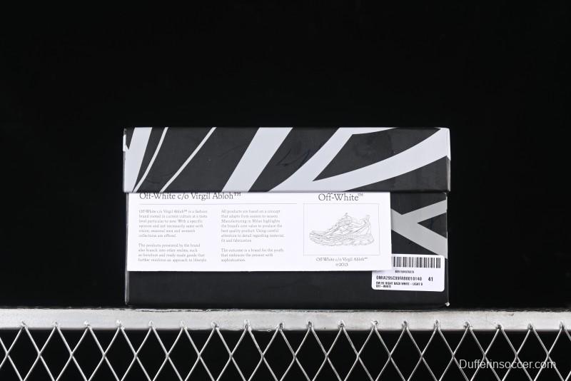 Off-White Be Right Back Low-Top Lifestyle Sneakers in White Blue - X.E5