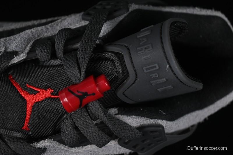 Nike Jordan Spizike Low AJ Hybrid Elements Black Grey Crack Leather Casual Sneakers - FQ1759-002