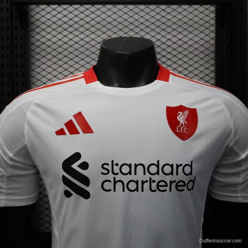 Player Version 25/26 Liverpool Away White Jersey