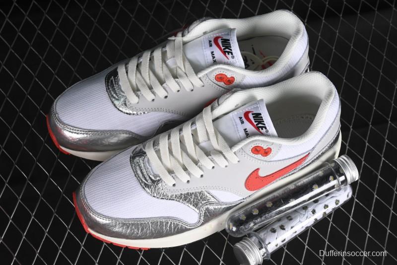 Nike Air Max 1 Retro Running Shoes with Half-Sole Air Cushion - HF7746-100