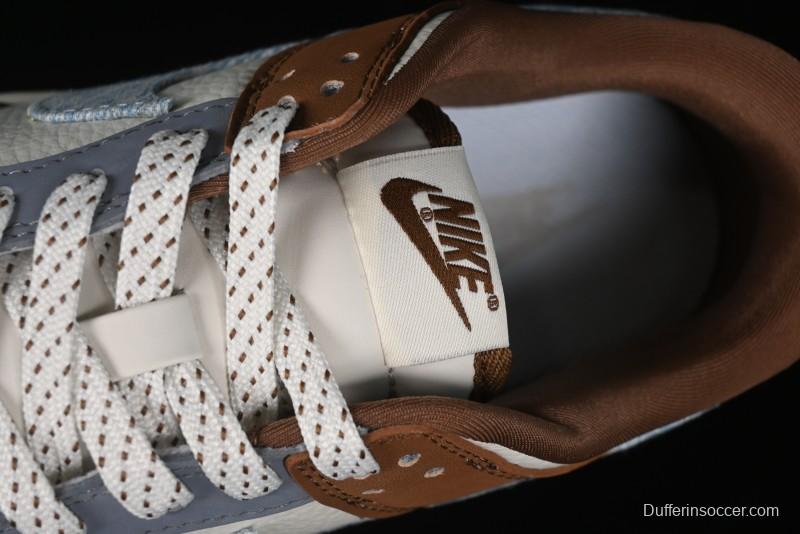 Nike SB Dunk Low Levi's Collaboration - White Grey Brown Anniversary Customized Low-Top Casual Sneakers - JH8310-958