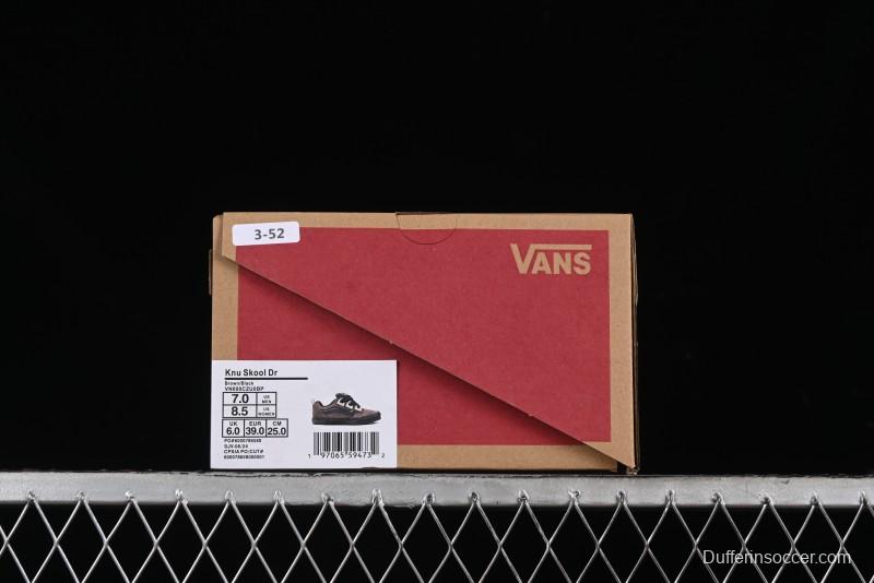Vans Knu Skool DR Black Green New Series Chunky Sneakers - VN000CZU0BP