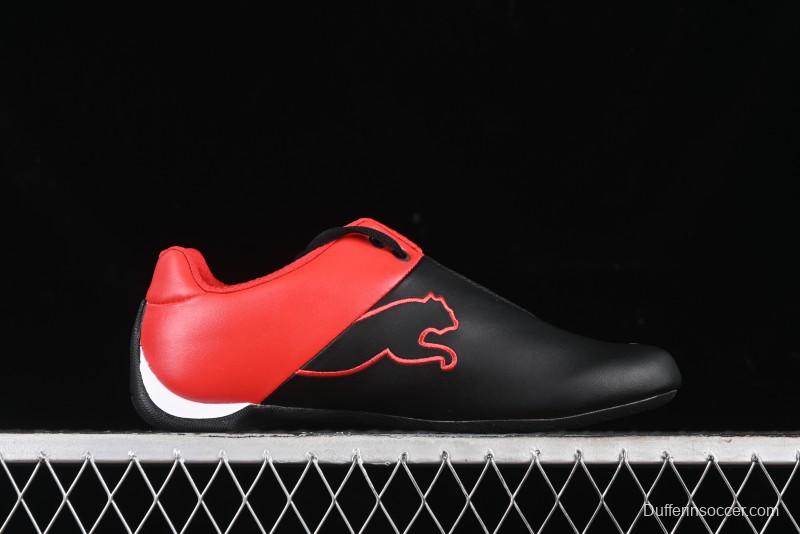 Puma Sparco Future Round Toe Lace-Up Low-Top Lifestyle Casual Shoes in Leather and Fabric - 307889-03