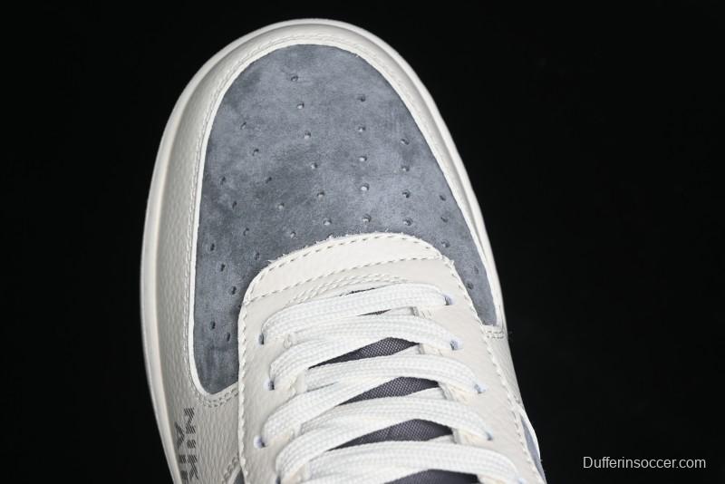 Nike Air Force 1 '07 Low The North Face Collaboration - Beige Grey Sole Low-Top Casual Sneakers - DF0188-014