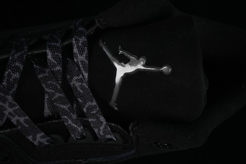 Nike Air Jordan 3 Retro Basketball Shoes in Midnight Black - CT8532-001