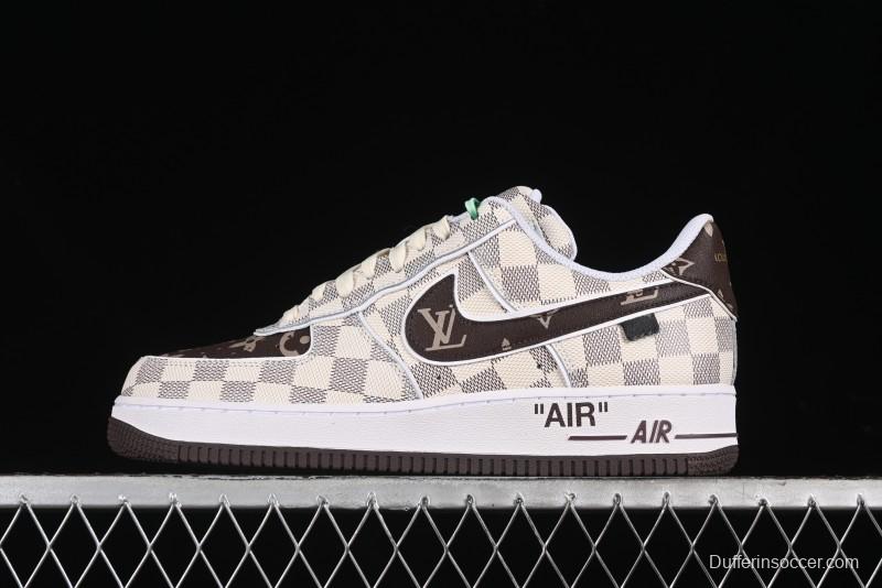 Nike Air Force 1 '07 Low Louis Vuitton Collaboration Casual Sneakers - LD4631-202
