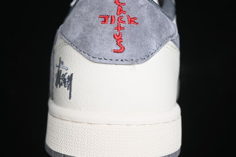 Nike Travis Scott x Fragment Design x Air Jordan 1 Low OG SP AJ1 Retro Sneakers - XZ6868-001
