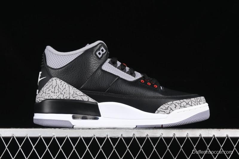 Nike Air Jordan 3 Retro "Black Cement" Basketball Shoes - DN3707-010