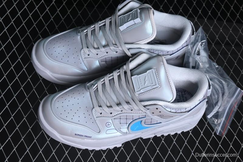 Nike Rtfkt Studios x Dunk Genesis Low OG Ghost Metaverse Series Casual Skate Shoes - HF0438-001