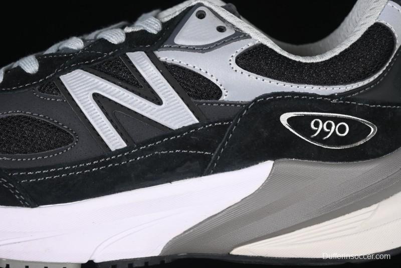 New Balance 990 Series Premium Retro Running Shoes with Carbon Fiber Midsole - M990BK6