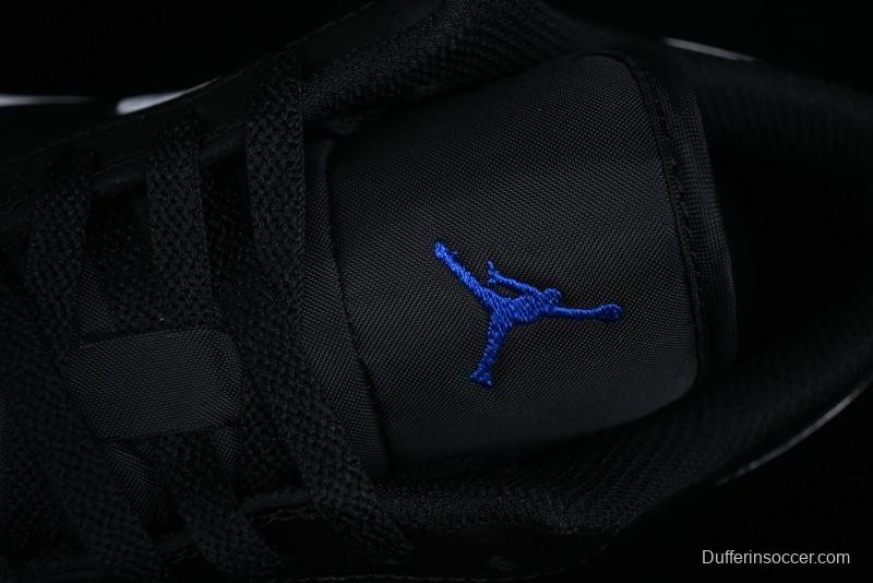 Nike Air Jordan 1 Low Retro Basketball Shoes Black Blue - 553558-042