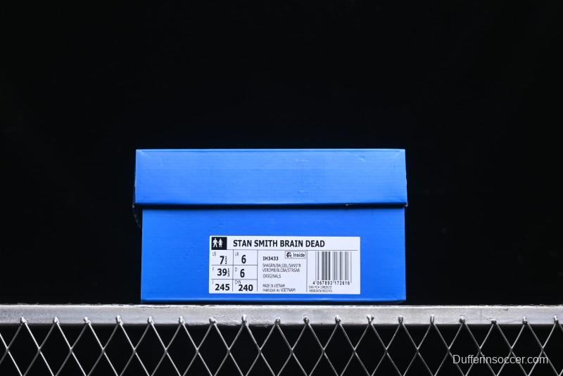 Adidas Brain Dead x Ad Originals Stan Smith Samba Casual Sneakers - IH3433