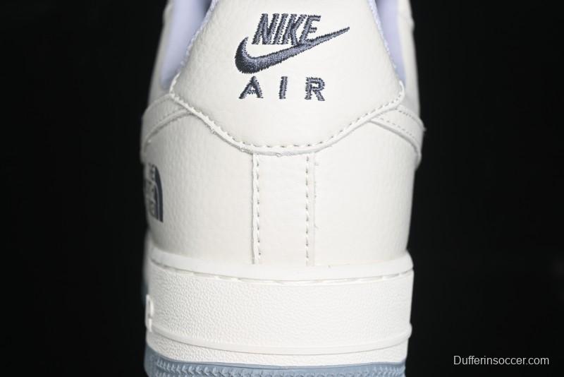 Nike Air Force 1 '07 Low The North Face Collaboration - Beige Grey Sole Low-Top Casual Sneakers - DF0188-014