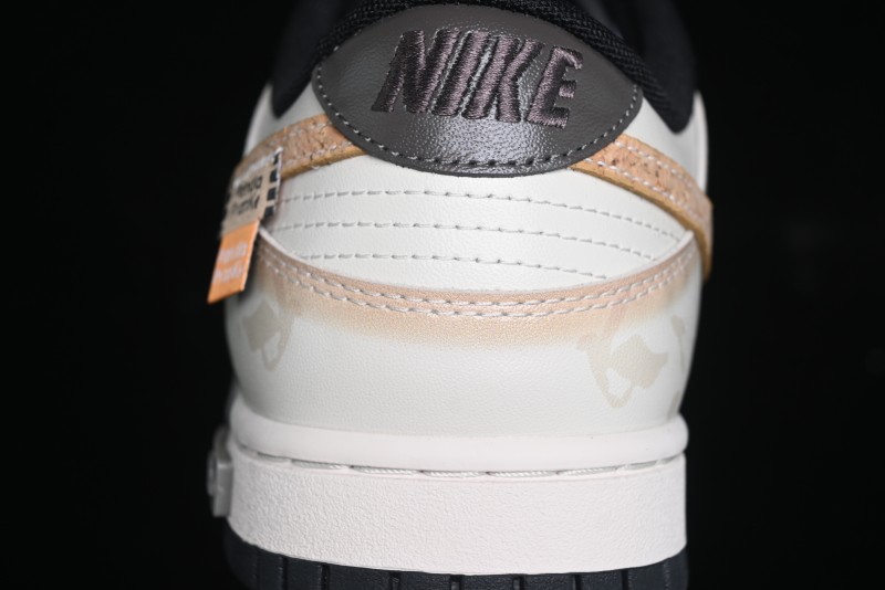 Nike Dunk Low Panda Prank Pioneer Knight Sandstorm Black Brown Low Top Casual Skate Shoes - DD1391-100
