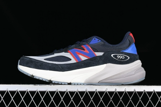 New Balance 990 Series High-End Made in USA Retro Casual Running Shoes - U990KR6