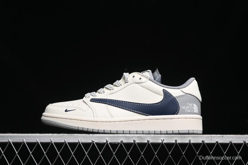 Nike Travis Scott x Fragment Design x Air Jordan 1 Low OG SP AJ1 Low Top Casual Sneakers - XS3086-002