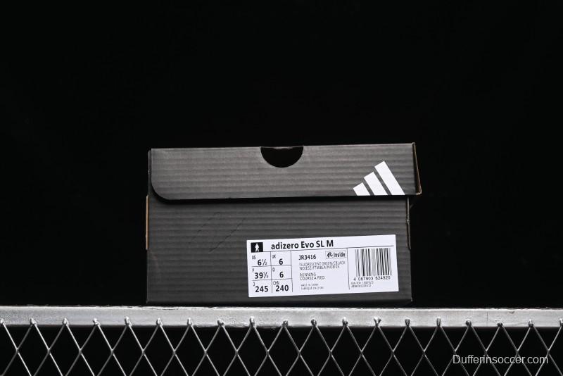 Adidas Adizero Evo SL Lightweight Breathable Cushioned Running Shoes - JR3416