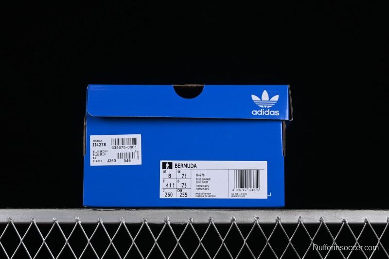 Adidas Originals Bermuda JI4278 Anti-Slip Wear-Resistant Lightweight Low-Top Skate Shoes - JI4278