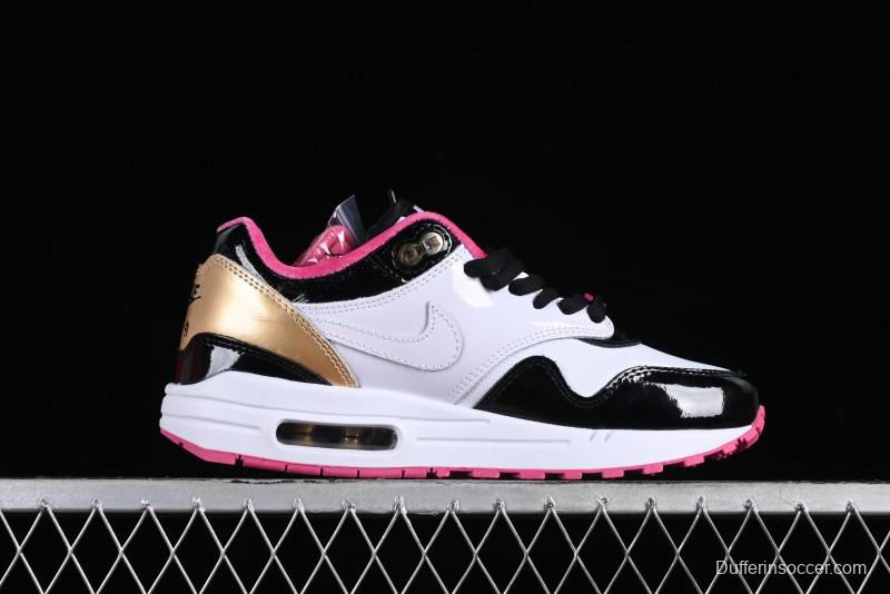 Nike Air Max 1 Premium Retro Running Shoes with Half-Sole Air Cushion - HJ3966-100