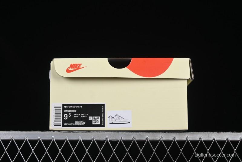 Nike Air Force 1 '07 Low Stussy Collaboration Embroidered Mini Swoosh Casual Sneakers - XZ6188-630