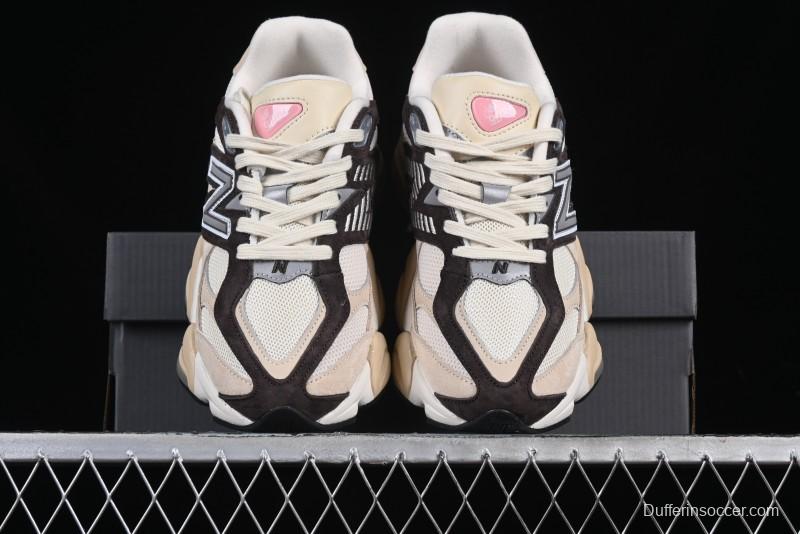 New Balance NB9060 Series Retro Casual Running Shoes with ABZORB Cushioning - U9060FLP