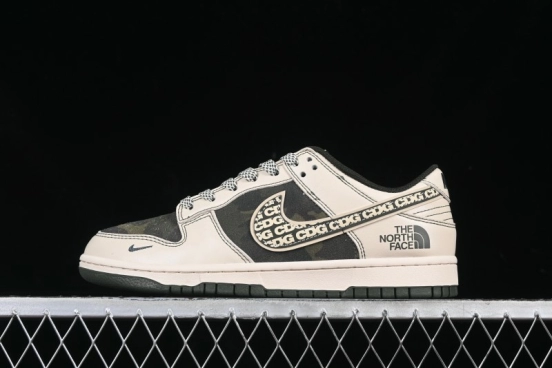 Nike SB Dunk Low The North Face x CDG Anniversary High-End Custom Low-Top Casual Sneakers - DM6868-015