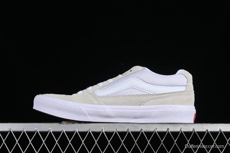 Vans Caldrone Chunky Retro Sneakers in White with Enhanced Cushioning - VN0007P9WHT