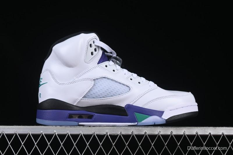 Nike Air Jordan 5 OG "Grape" Retro Basketball Shoes - HQ7978-100