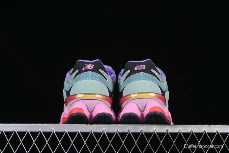 New Balance 9060 Retro Casual Running Sneakers with ABZORB Cushioning Technology - U9060WRB