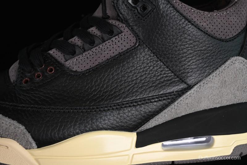 Nike A Ma Maniere x Air Jordan 3 Retro Black Sneakers - FZ4811-001