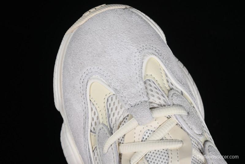 Adidas Yeezy 500 Bone White Casual Running Shoes - FV3573