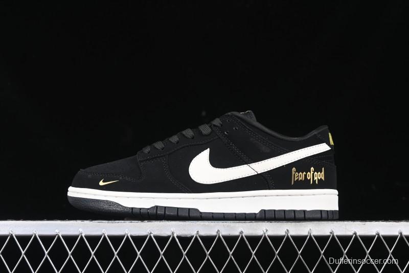 Nike SB Dunk Low FOG Collaboration - Anniversary High-End Custom Low-Top Casual Sneakers - KK1333-016