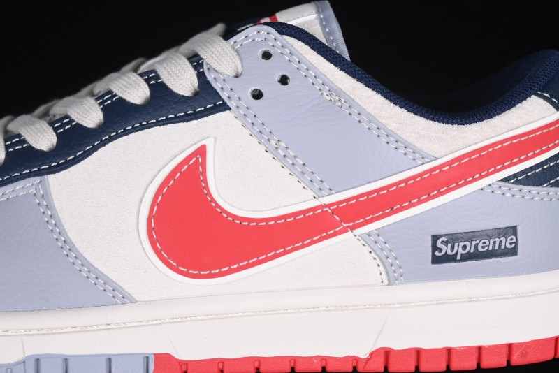 Nike SB Dunk Low Supreme Collaboration Anniversary Custom Low-Top Casual Sneakers - DM6868-045