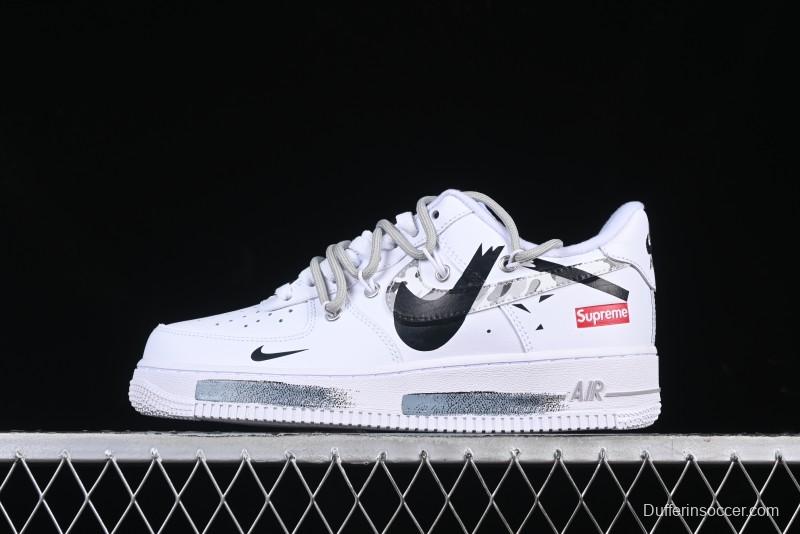 Supreme x Nike Air Force 1 '07 Low "Box Logo" Casual Sneakers - UP1658-955