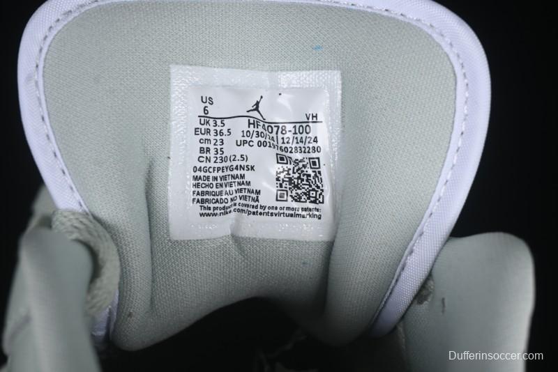 Nike Air Jordan 1 Low AJ1 Amber Green Low-Top Casual Sneakers - HF4078-100