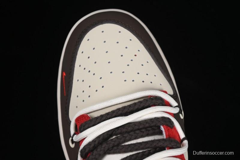 Nike SB Dunk Low Year of the Snake Anniversary Custom Low-Top Casual Skate Shoes - YX5066-268