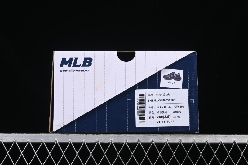 New York Yankees MLB Bigball Chunky Curve Thick Sole Casual Running Shoes - 3ARNSPL4N07BKS