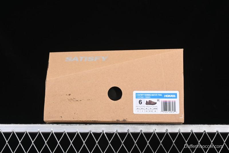 HOKA ONE ONE Satisfy Running Mafate Trail Low-Cut Cushioned Outdoor Hiking Shoes - 1157050 RBBR