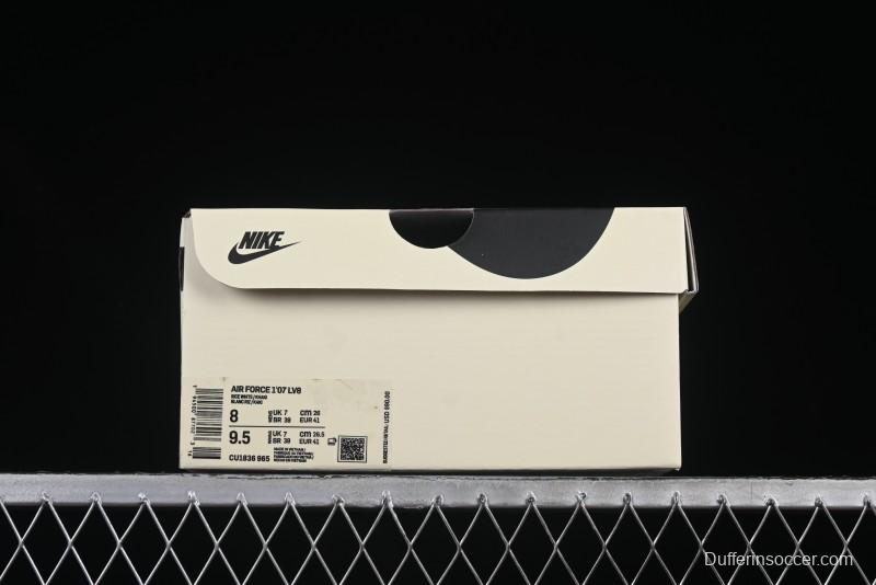 Nike Air Force 1 '07 Low QR Code Metallic Gold Star Sneakers Low-Top Casual Shoes - CU1836-965