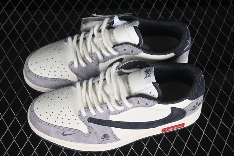 Nike Travis Scott x Fragment Design x Air Jordan 1 Low OG SP AJ1 Sneakers - SJ2068-140