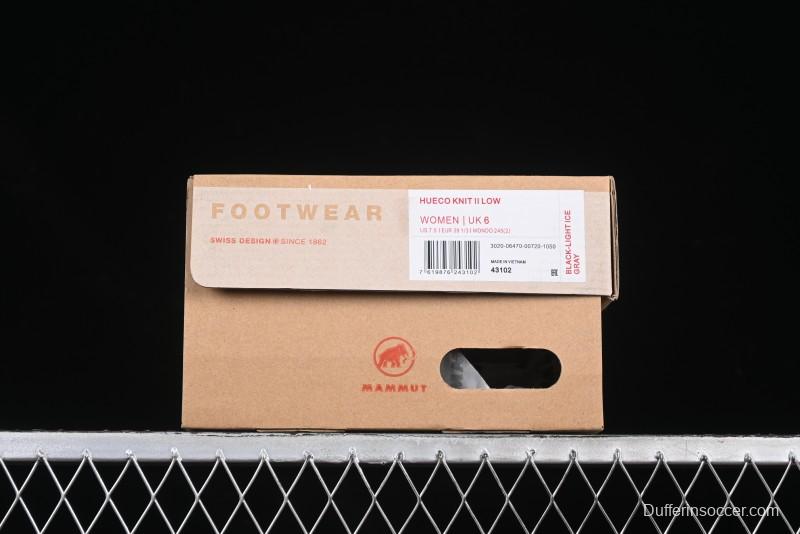 Mammut Hueco Knit II Low Hiking Shoes - Shock Absorption Slip-Resistant Durable for Trekking Mountaineering - 43102