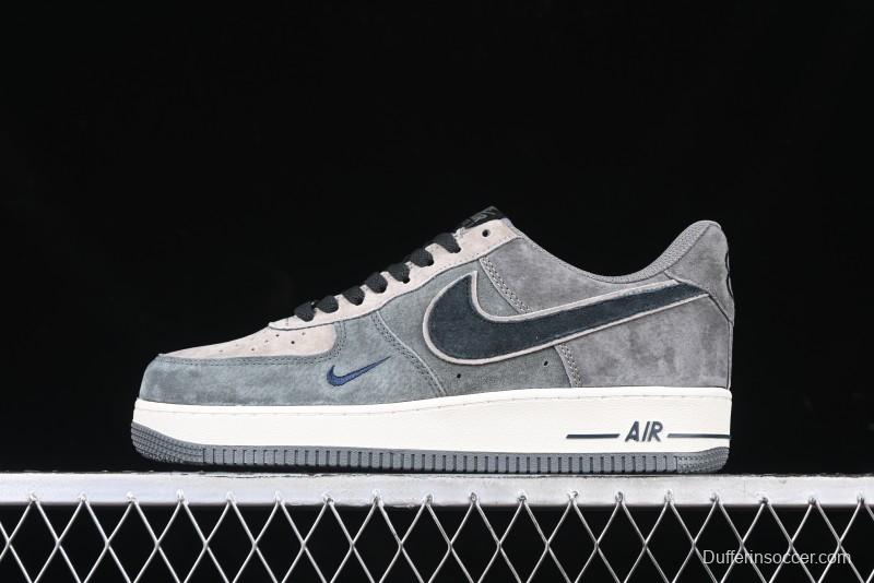 Nike Air Force 1'07 Low "Black Eight" Custom Casual Sneakers for Autumn Winter - YD2425-808