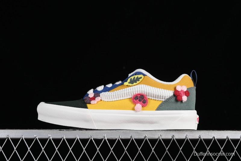Vans Knu Skool Trip Multi Floral Patchwork Sneakers - VN0009QCBMI