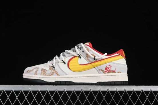Nike SB Dunk Low Year of the Snake Strap Lunar New Year Anniversary Custom Low-Top Skate Shoes - SJ2068-315