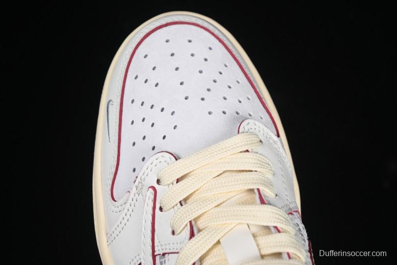 Nike Travis Scott x Fragment Design x Air Jordan 1 Low OG SP AJ1 Low Top Casual Sneakers - AG3702-808